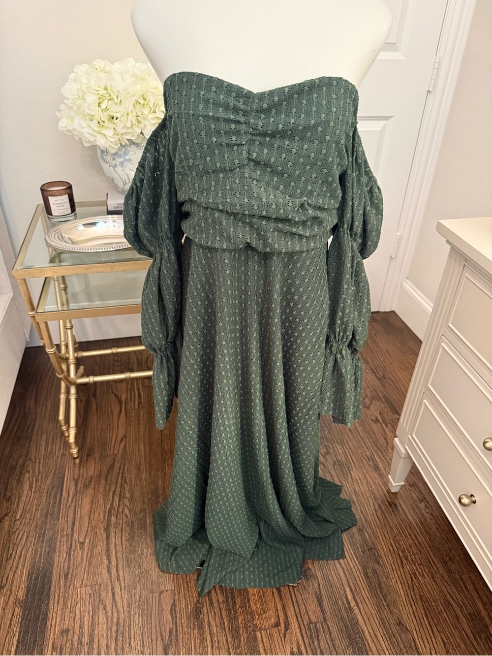 Worth Collective Corrine Tiered Sleeve Maxi Dress with Pockets 
Q2 - Picture 6 of 8